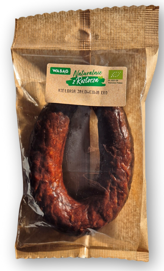KIEŁBASA JAŁOWCOWA BIO 250 g – WASĄG (NA ZAMÓWIENIE)