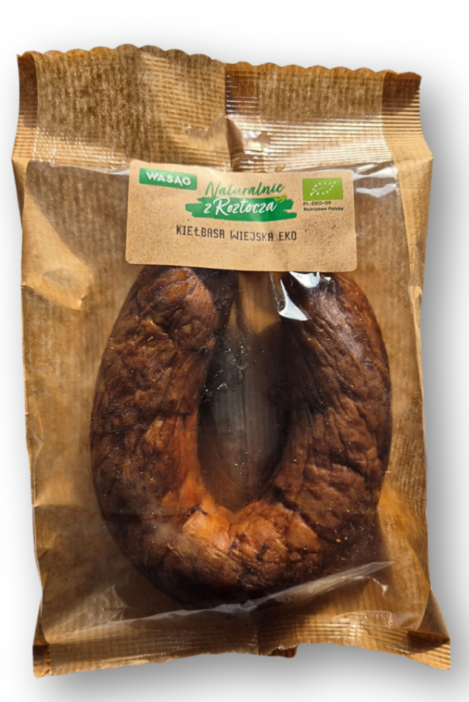 KIEŁBASA WIEJSKA BIO 200 g – WASĄG (NA ZAMÓWIENIE)