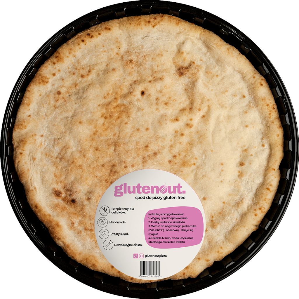 SPÓD DO PIZZY BEZGLUTENOWY 230 g – GLUTEN OUT