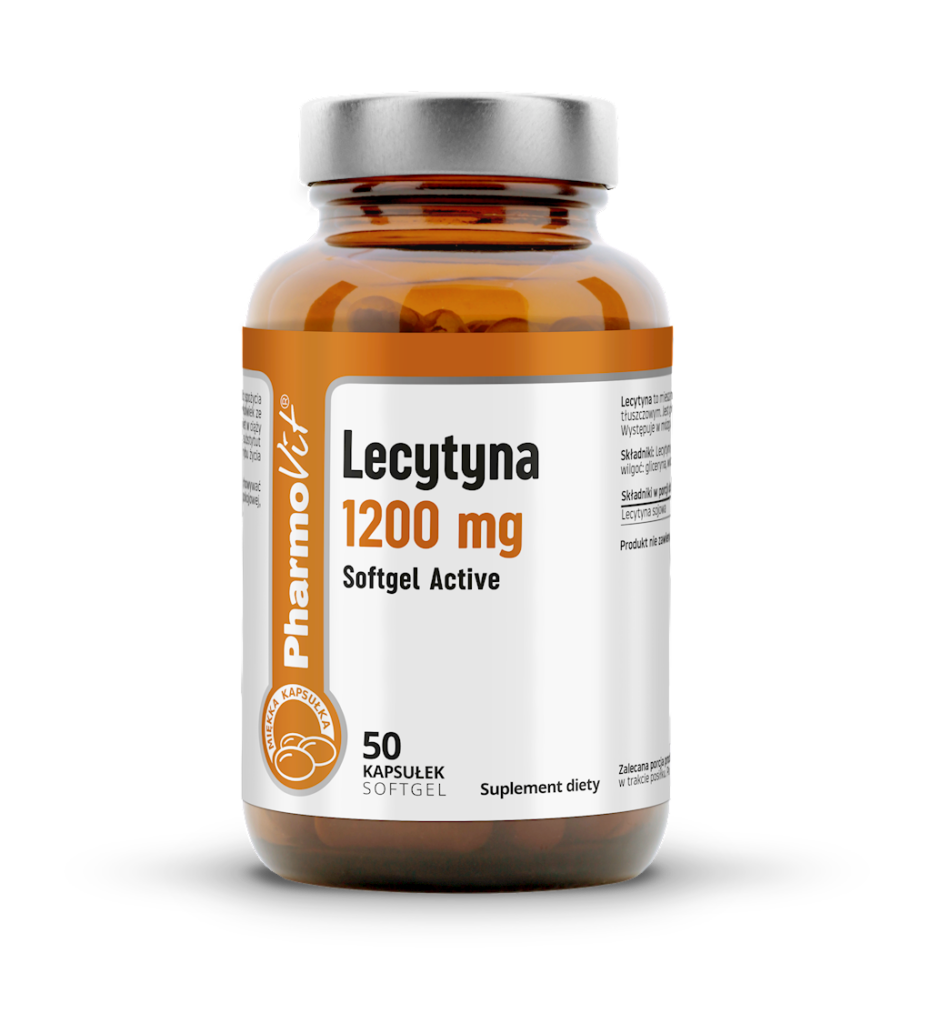 LECYTYNA (1200 mg) BEZGLUTENOWA 50 KAPSUŁEK – PHARMOVIT