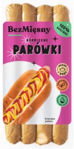 PARÓWKI ROŚLINNE 180 g - BEZMIĘSNY