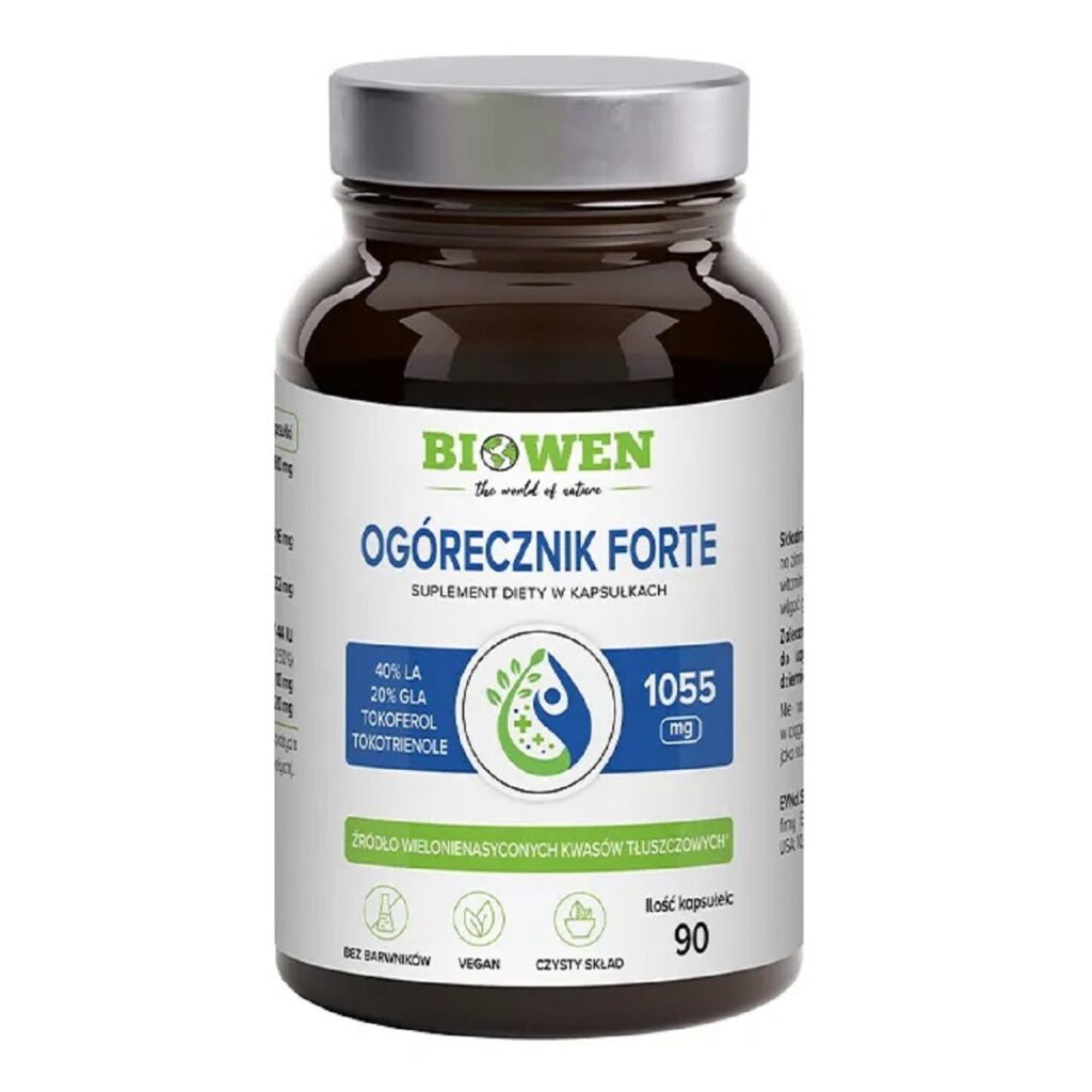 OGÓRECZNIK FORTE (1040 mg) 90 KAPSUŁEK – BIOWEN