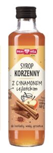 SYROP KORZENNY Z CYNAMONEM 250 ml - POLSKA RÓŻA