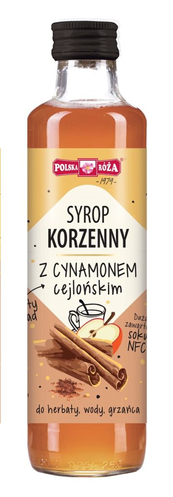 SYROP KORZENNY Z CYNAMONEM 250 ml – POLSKA RÓŻA