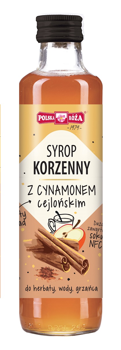 SYROP KORZENNY Z CYNAMONEM 250 ml - POLSKA RÓŻA