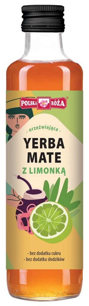 HERBATKA YERBA MATE Z LIMONKĄ 250 ml – POLSKA RÓŻA