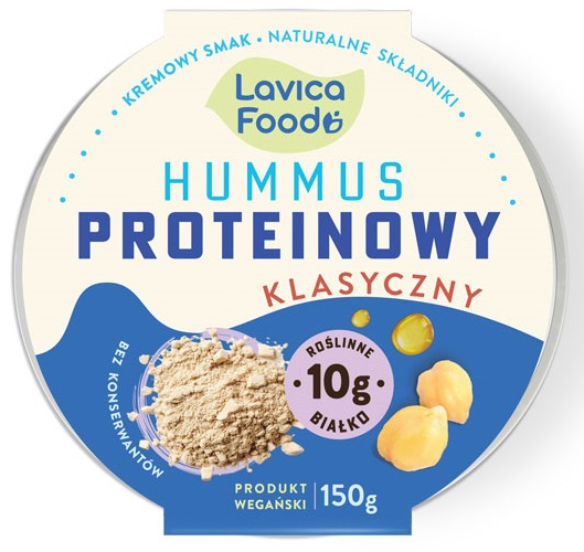 HUMMUS PROTEINOWY KLASYCZNY 150 g – LAVICA FOOD