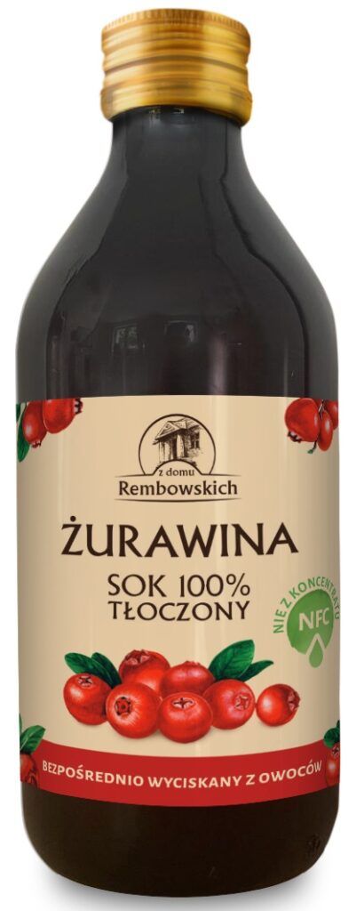 SOK Z ŻURAWINY NFC 250 ml – REMBOWSCY