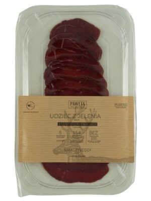 UDZIEC Z JELENIA DOJRZEWAJĄCY PLASTRY BEZGLUTENOWY 65 g - PAWĘTA