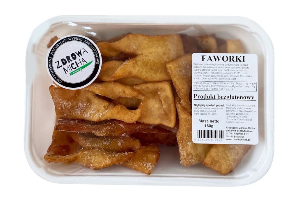 FAWORKI BEZGLUTENOWE 160 g – ZDROWA MICHA (NA ZAMÓWIENIE – PRODUKT SEZONOWY)