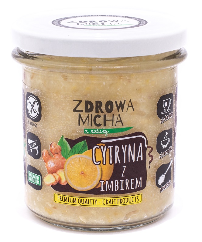 CYTRYNA Z IMBIREM BEZGLUTENOWA 295 g – ZDROWA MICHA (NA ZAMÓWIENIE)
