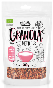 GRANOLA KETO BIO 200 g - DIET-FOOD