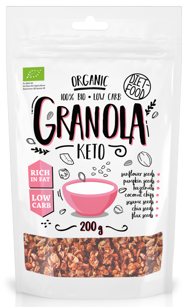 GRANOLA KETO BIO 200 g – DIET-FOOD