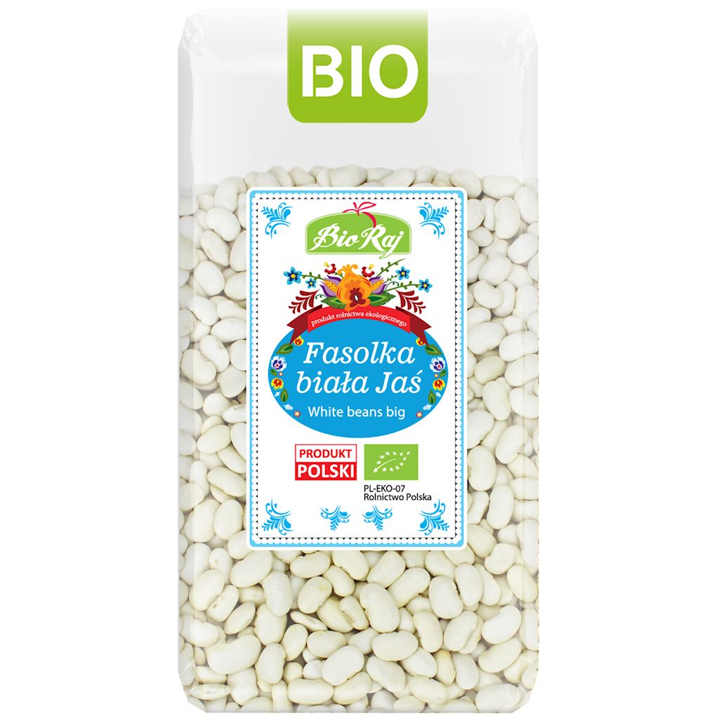 FASOLKA BIAŁA JAŚ BIO (POLSKA) 400 g – BIO RAJ