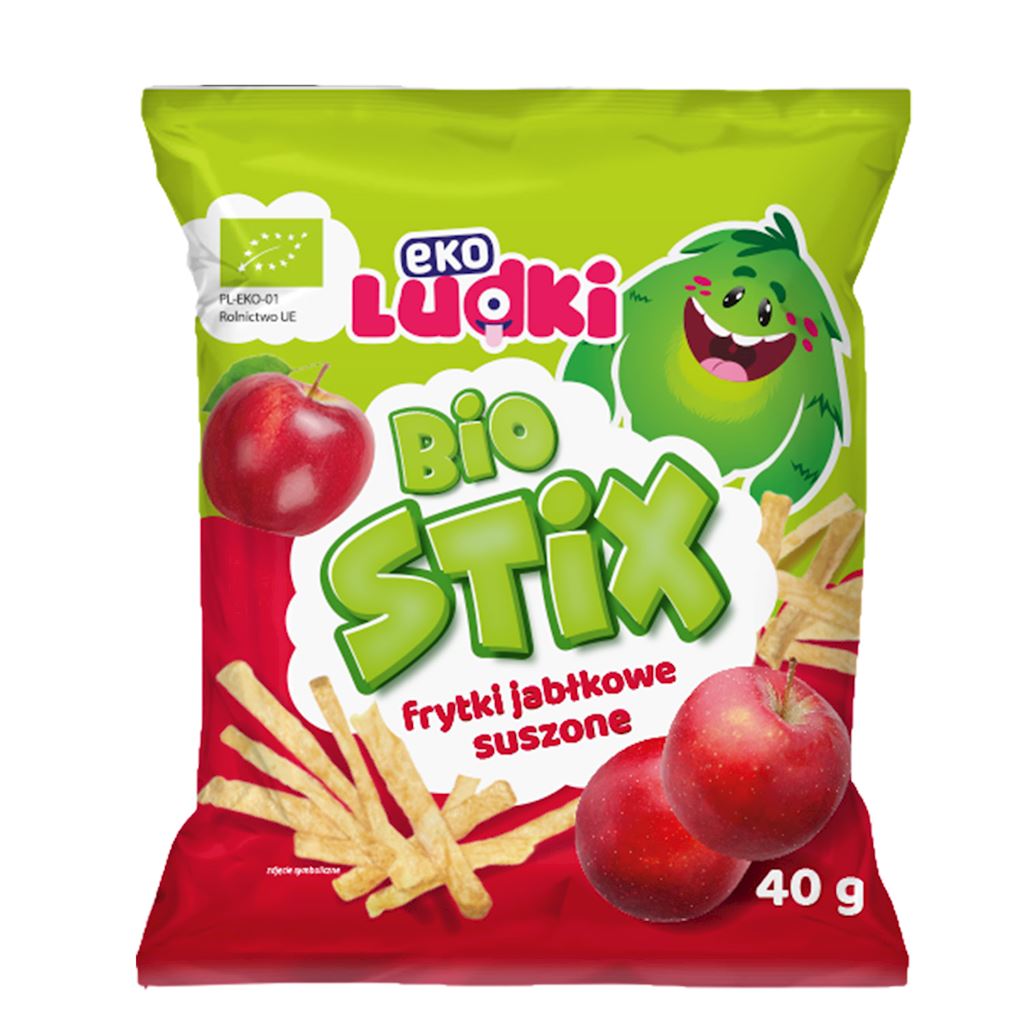 FRYTKI JABŁKOWE SUSZONE BIO 40 g – EKO LUDKI