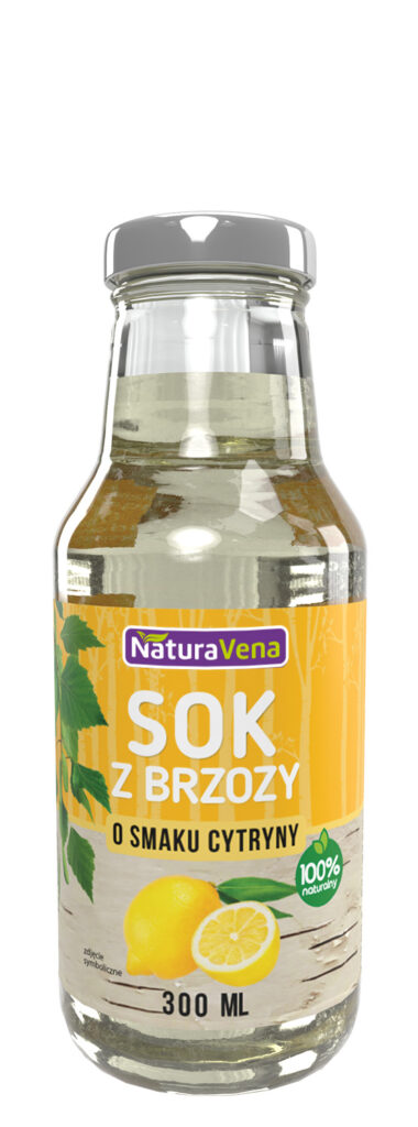 SOK Z BRZOZY Z CYTRYNĄ 330 ml – NATURAVENA