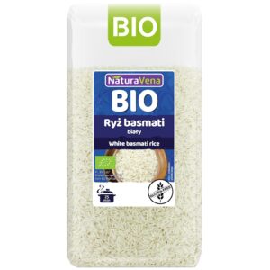 RYŻ BASMATI BIAŁY BEZGLUTENOWY BIO 500 g - NATURAVENA