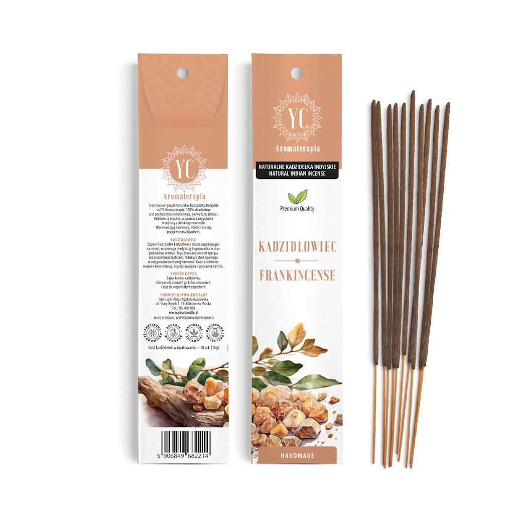 KADZIDEŁKA INDYJSKIE KADZIDŁOWIEC (10 szt.) 16 g – YOUR CANDLE