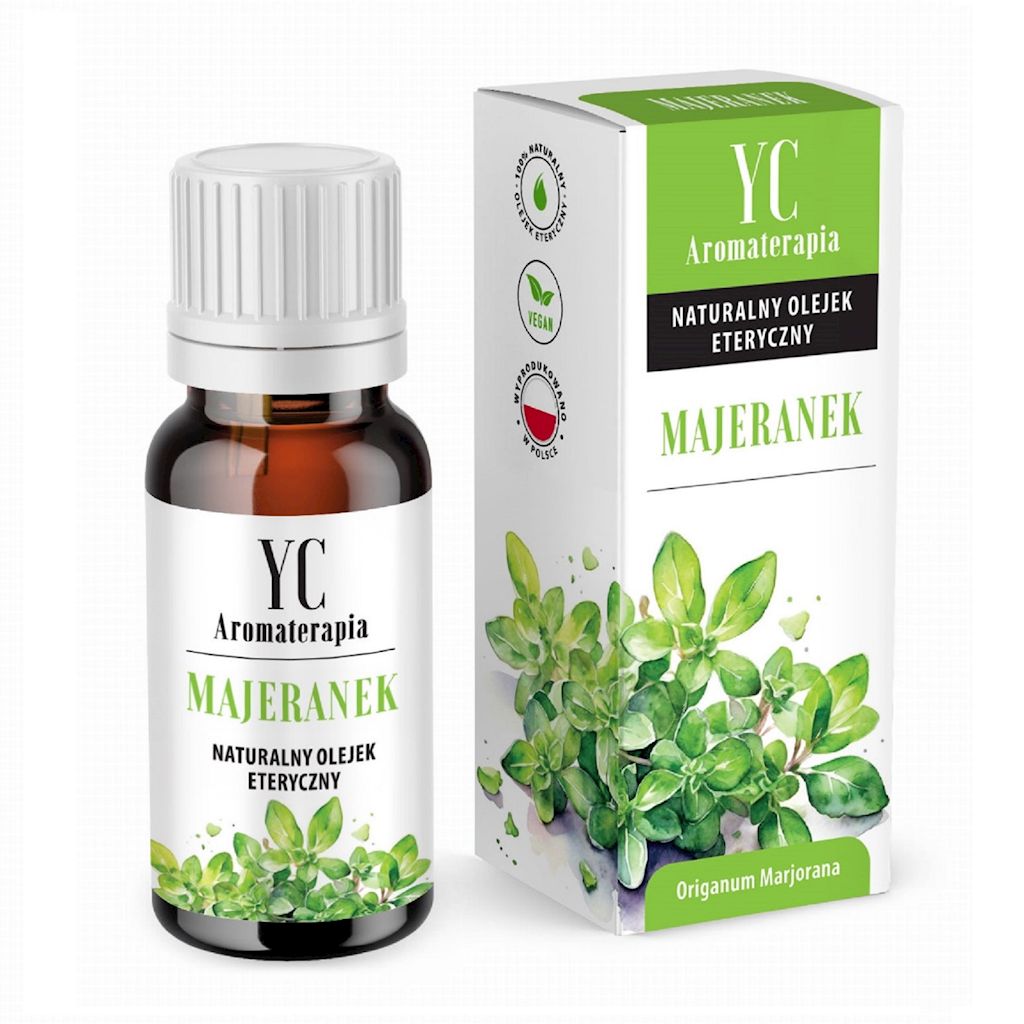 OLEJEK ETERYCZNY MAJERANEK 10 ml – YOUR CANDLE