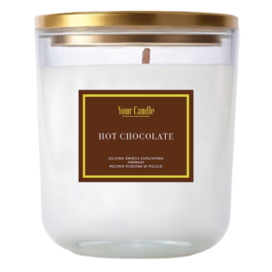 ŚWIECA SOJOWA ZAPACHOWA HOT CHOCOLATE 180 ml - YOUR CANDLE