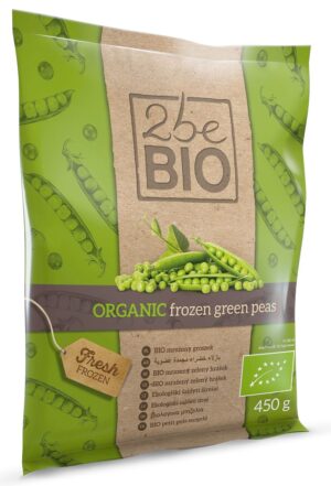 GROSZEK ZIELONY MROŻONY BEZGLUTENOWY BIO 450 g - 2beBIO