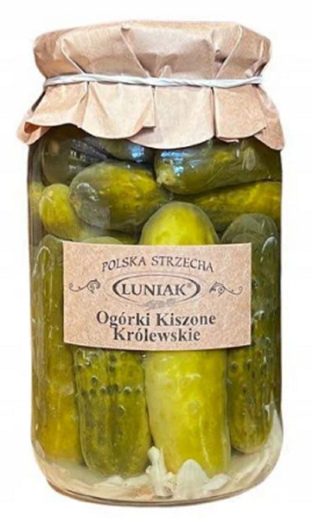OGÓRKI KISZONE KRÓLEWSKIE 710 g (410 g) – LUNIAK