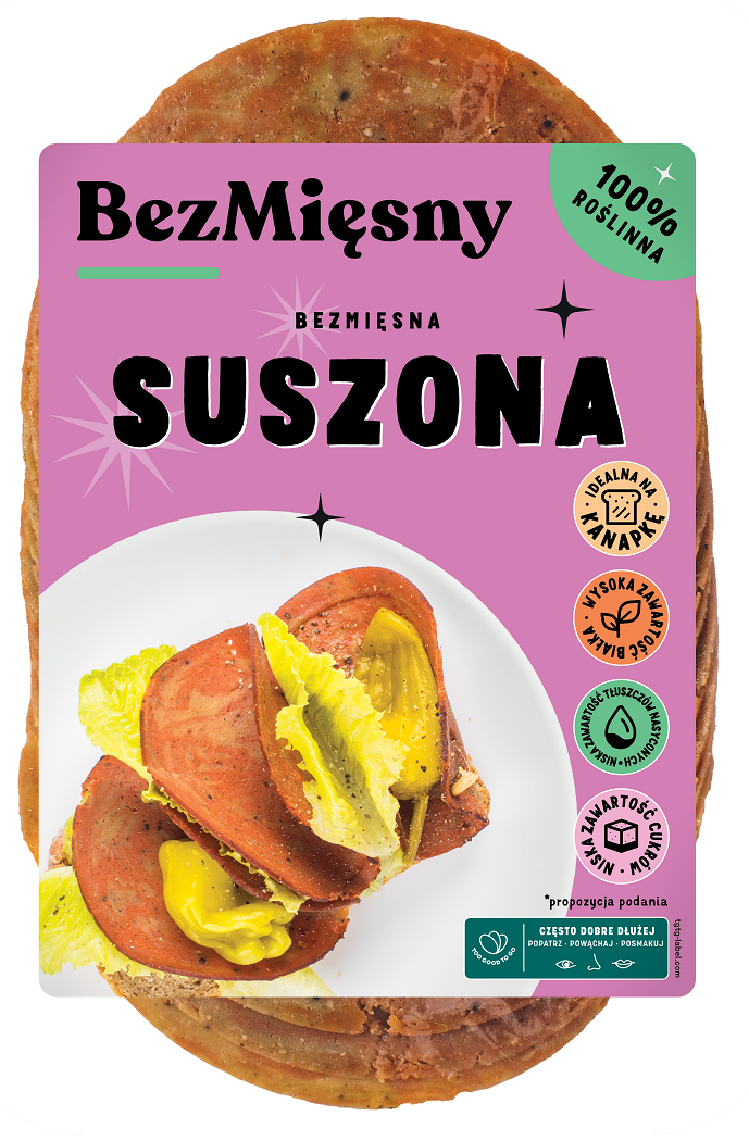 SUSZONA ROŚLINNA PLASTRY 100 g - BEZMIĘSNY