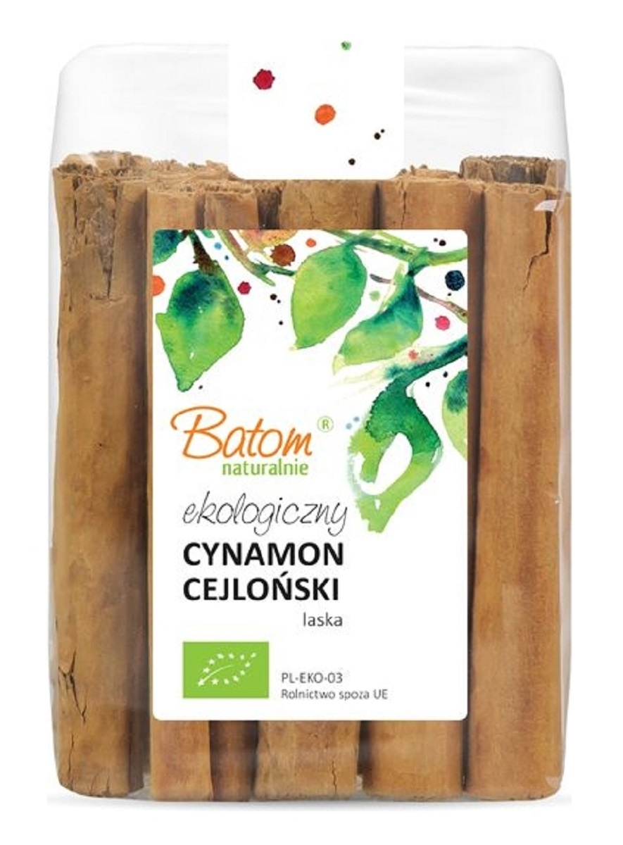 CYNAMON CEJLOŃSKI LASKA BIO 125 g - BATOM