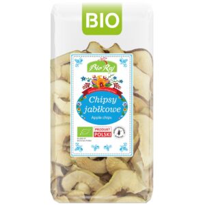 CHIPSY JABŁKOWE BEZGLUTENOWE BIO (POLSKA) 50 g - BIO RAJ