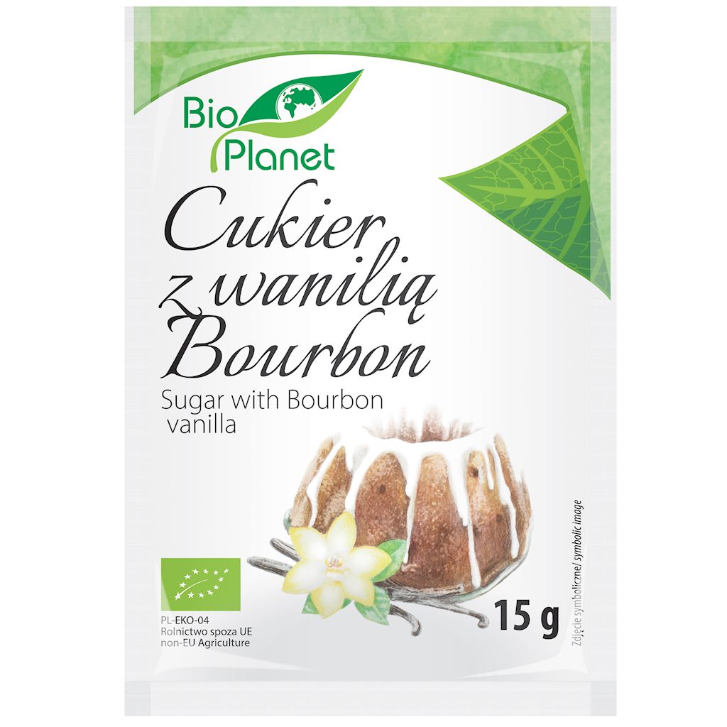 CUKIER Z WANILIĄ BOURBON BIO 15 g – BIO PLANET