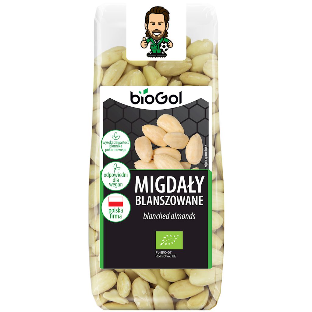 MIGDAŁY BLANSZOWANE BIO 100 g – BIOGOL