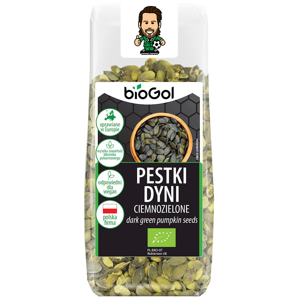 PESTKI DYNI CIEMNOZIELONE (UPRAWIANE W EUROPIE) BIO 150 g – BIOGOL