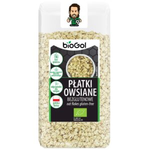 PŁATKI OWSIANE BEZGLUTENOWE BIO 300 g - BIOGOL