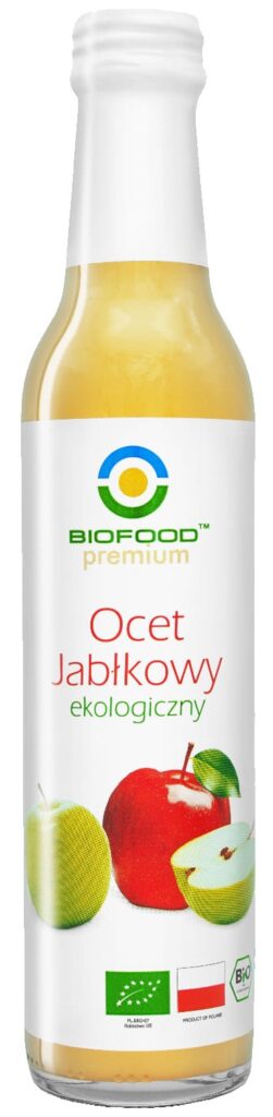 OCET JABŁKOWY 5 % NIEFILTROWANY BIO 250 ml – BIOFOOD