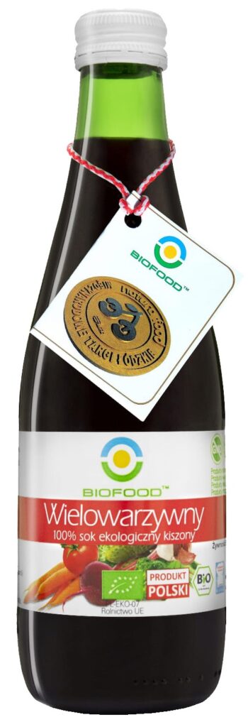 SOK WIELOWARZYWNY KISZONY NFC BEZGLUTENOWY BIO 300 ml – BIOFOOD
