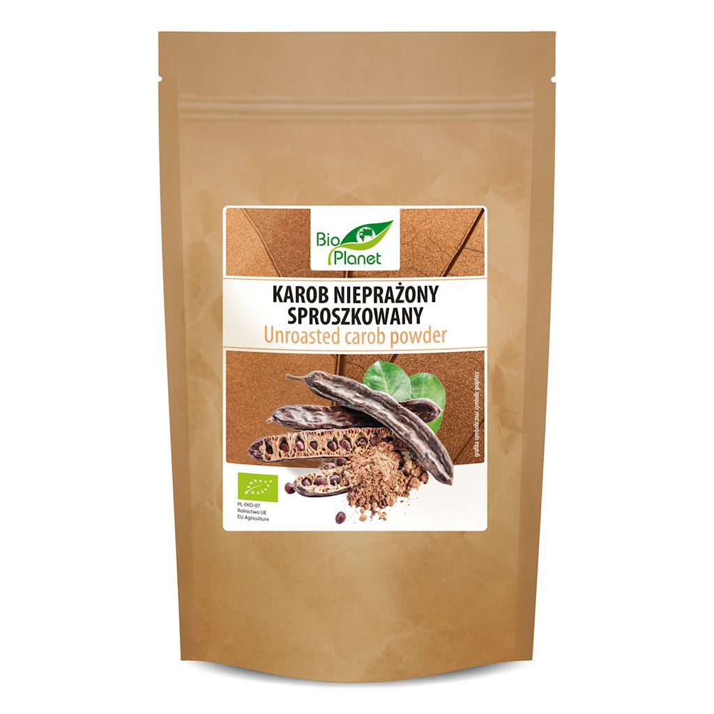 KAROB NIEPRAŻONY SPROSZKOWANY BIO 200 g – BIO PLANET