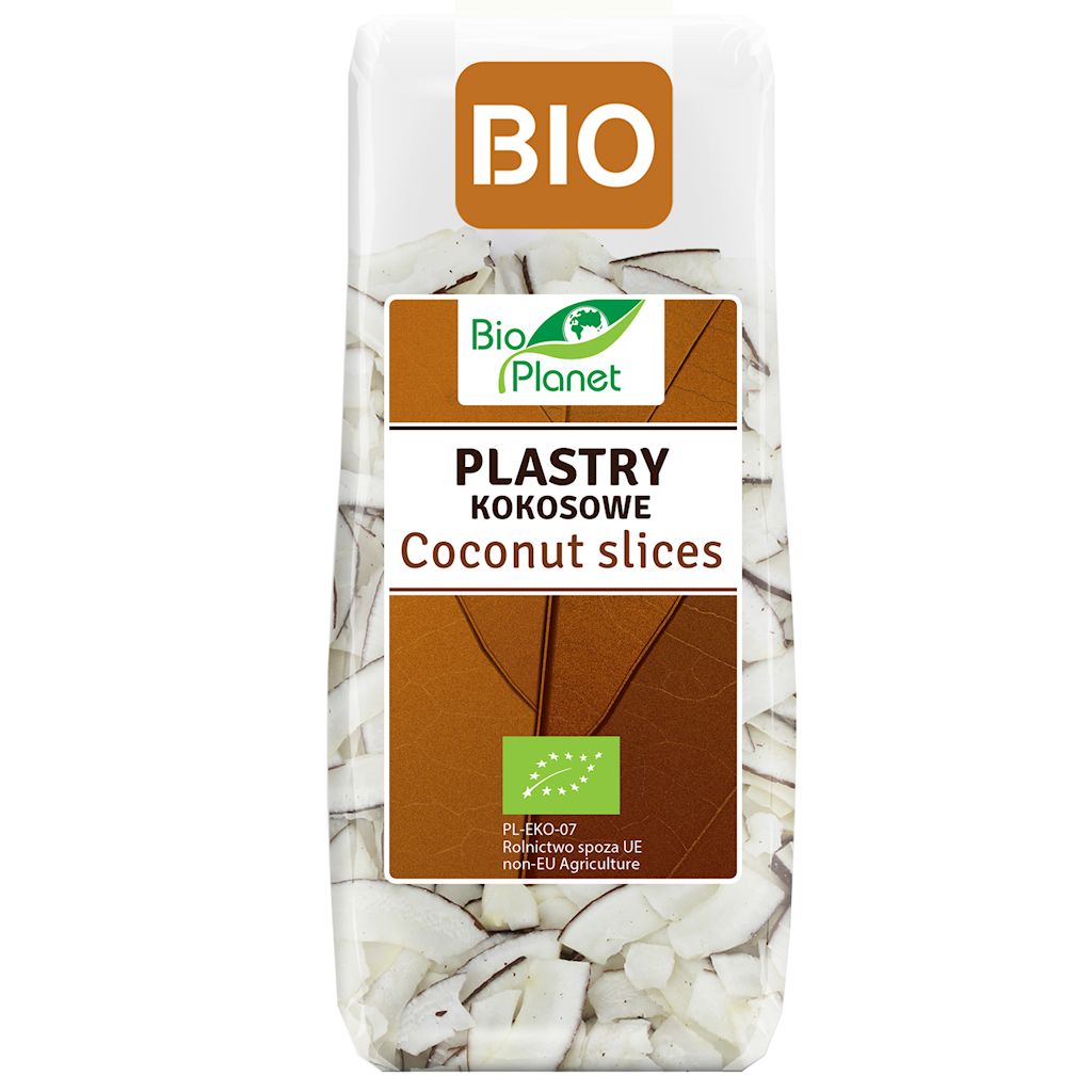 PLASTRY KOKOSOWE BIO 100 g – BIO PLANET