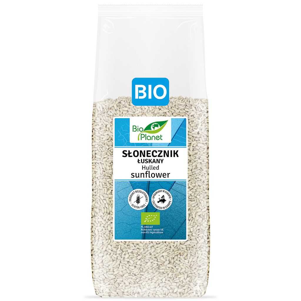 SŁONECZNIK ŁUSKANY BEZGLUTENOWY BIO 250 g – BIO PLANET