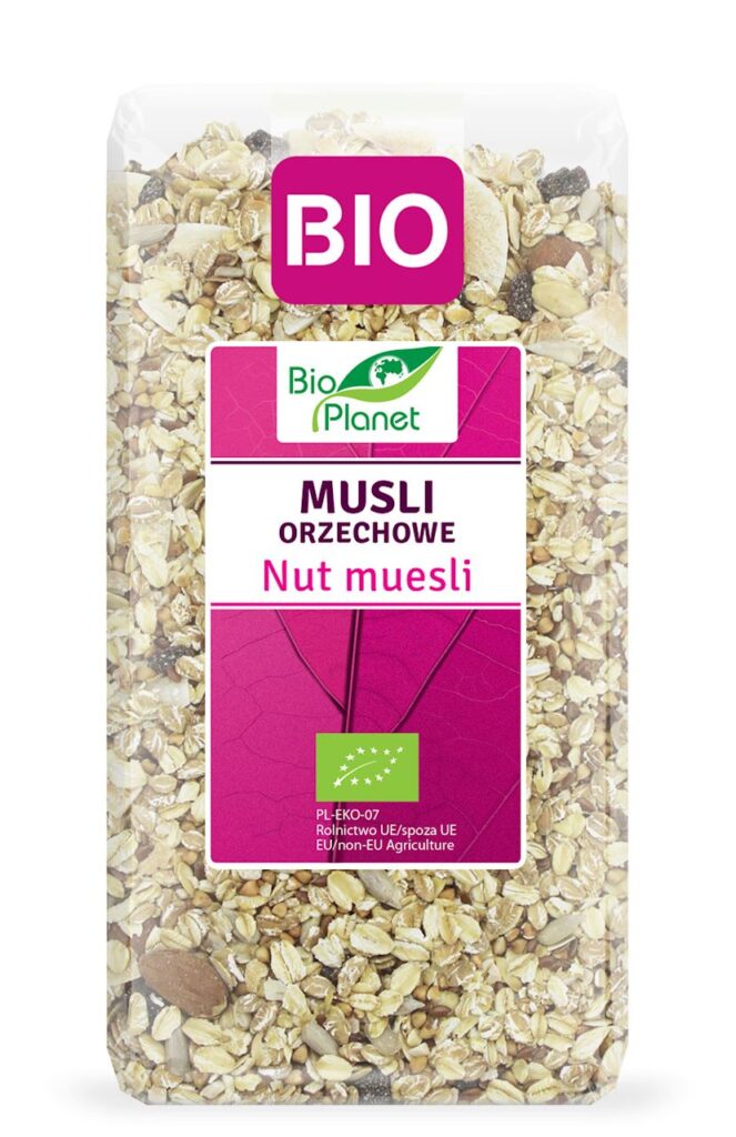 MUSLI ORZECHOWE BIO 300 g – BIO PLANET