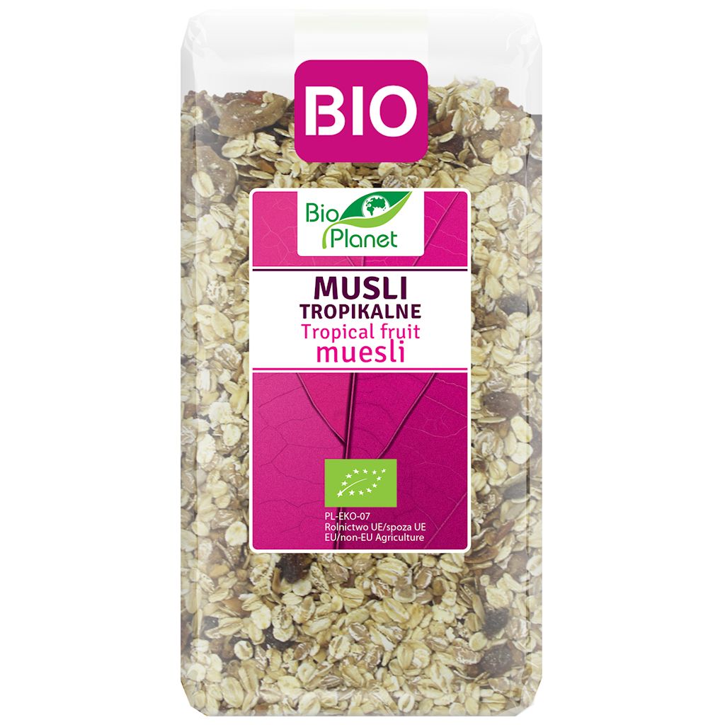 MUSLI TROPIKALNE BIO 300 g – BIO PLANET