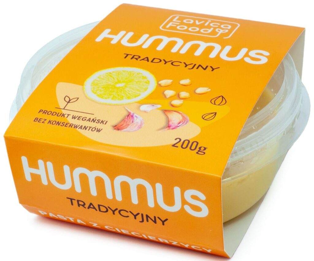 przecena HUMMUS TRADYCYJNY 200 g – LAVICA FOOD