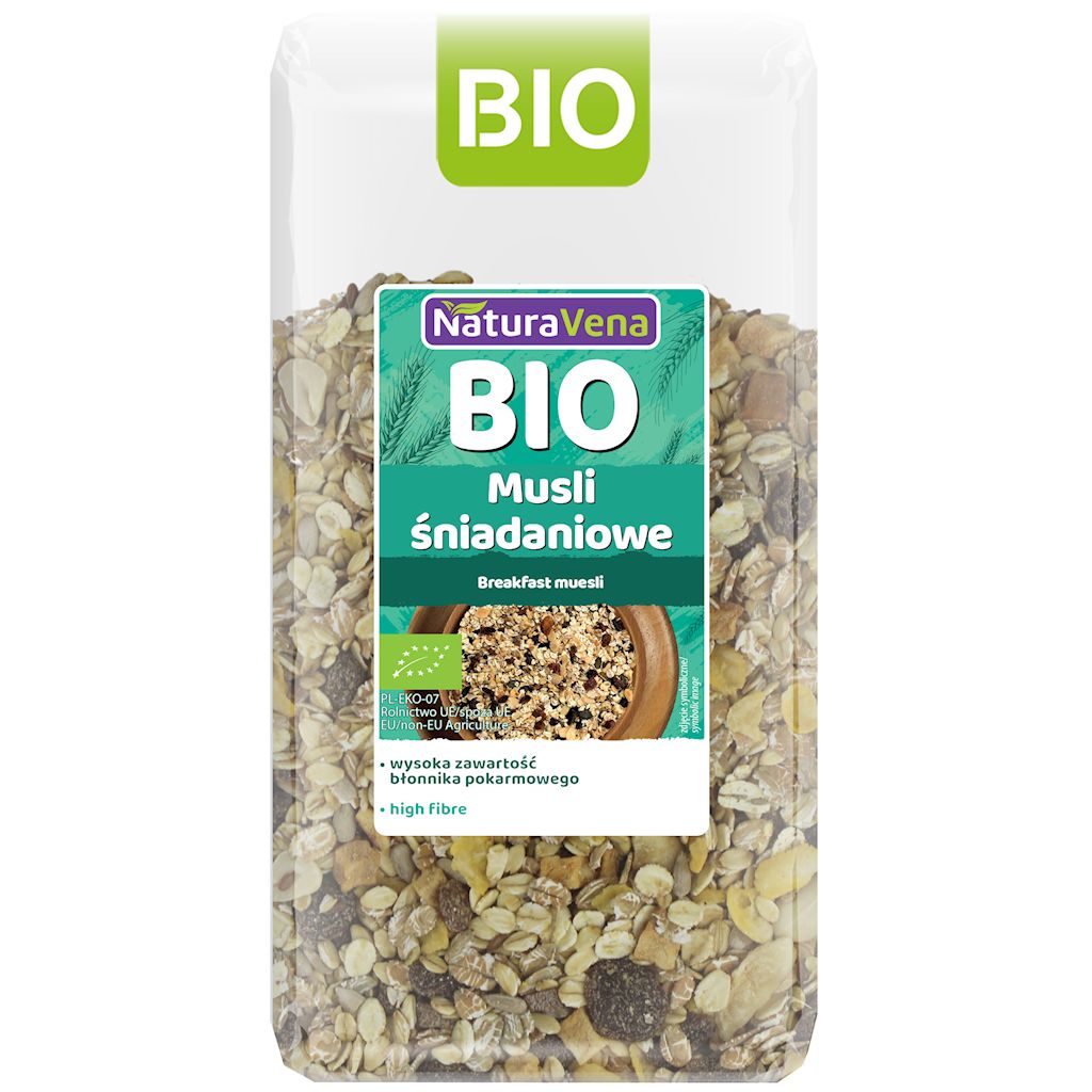 MUSLI ŚNIADANIOWE BIO 300 g – NATURAVENA