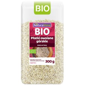PŁATKI OWSIANE GÓRSKIE BIO 300 g - NATURAVENA