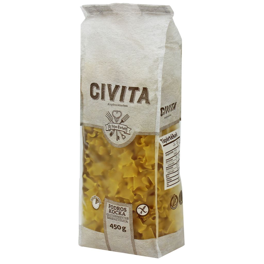 MAKARON (KUKURYDZIANY) ŁAZANKI BEZGLUTENOWY 450 g  – CIVITA