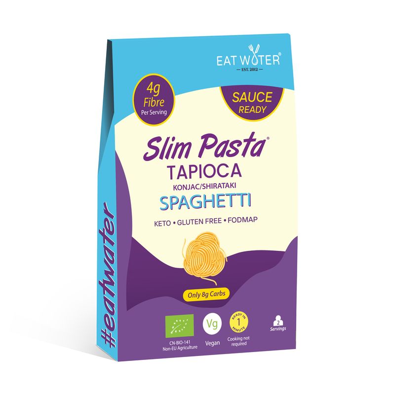 MAKARON (Z TAPIOKI I KONJAC) SPAGHETTI BEZGLUTENOWY BIO 200 g – SLIM (EAT WATER)