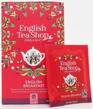 HERBATA CZARNA ENGLISH BREAKFAST FAIR TRADE BIO (20 x 2,5 g) 50 g - ENGLISH TEA SHOP ORGANIC