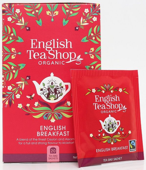 HERBATA CZARNA ENGLISH BREAKFAST FAIR TRADE BIO (20 x 2,5 g) 50 g – ENGLISH TEA SHOP ORGANIC