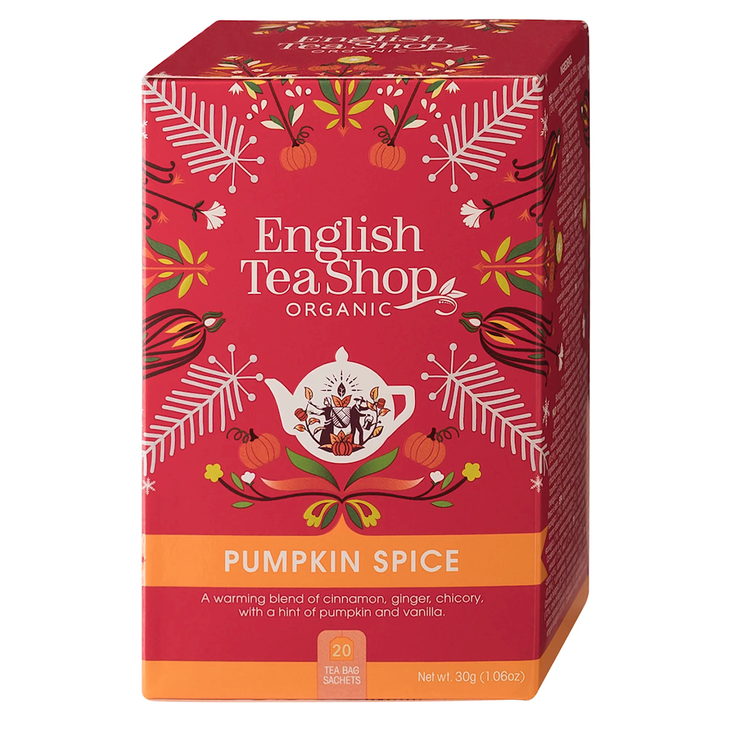 HERBATKA JESIENNA DYNIOWA Z PRZYPRAWAMI BIO (20 x 1,5 g) 30 g – ENGLISH TEA SHOP ORGANIC (PRODUKT SEZONOWY)