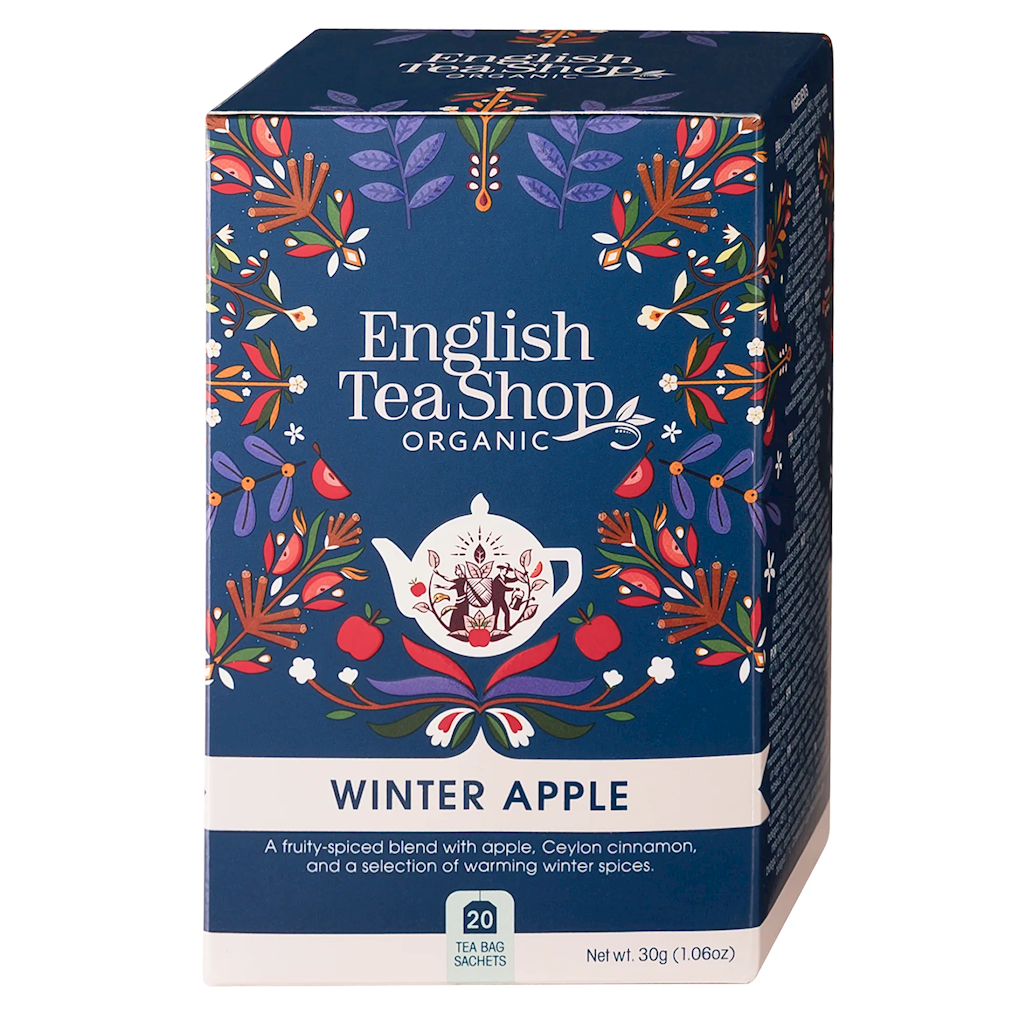 HERBATKA ZIMOWE JABŁKO BIO (20 x 1,5 g) 30 g – ENGLISH TEA SHOP ORGANIC (PRODUKT SEZONOWY)