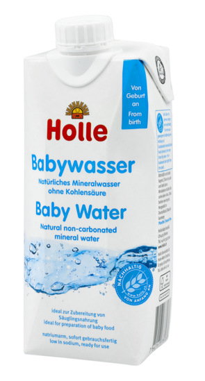 NATURALNA WODA MINERALNA NIEGAZOWANA DLA NIEMOWLĄT 500 ml – HOLLE
